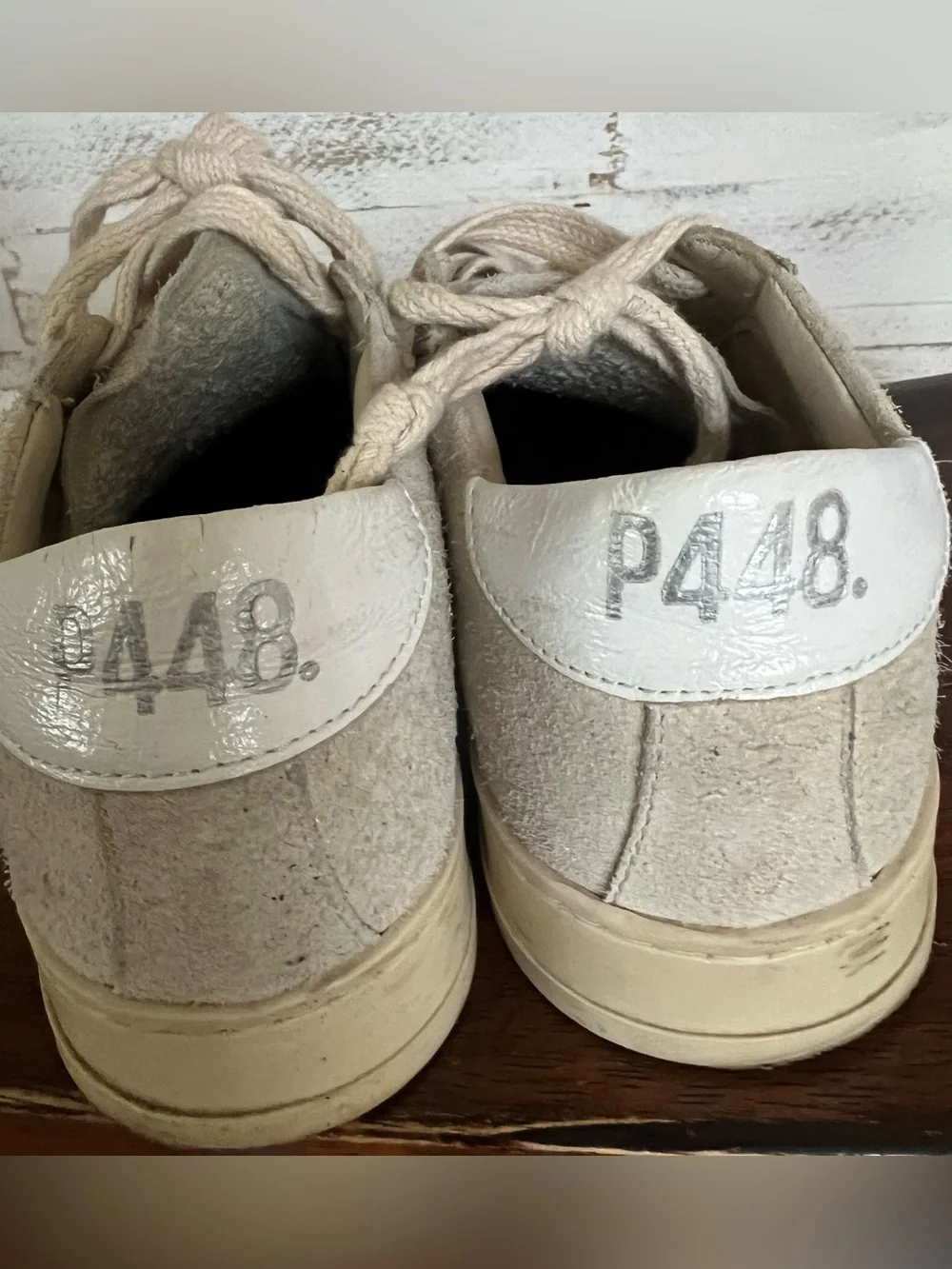 P448 Jack Macrame/Ecru Sneakers Size 36. - Picture 8 of 10